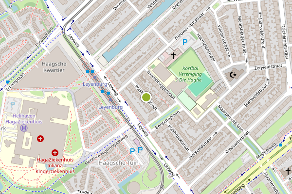 Ambulance-melding op Polsbroekstraat, Den Haag op 20 juni, kaart-overzicht
