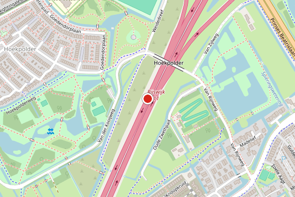 Brandweer-melding op Rijswijk op 19 juni, kaart-overzicht