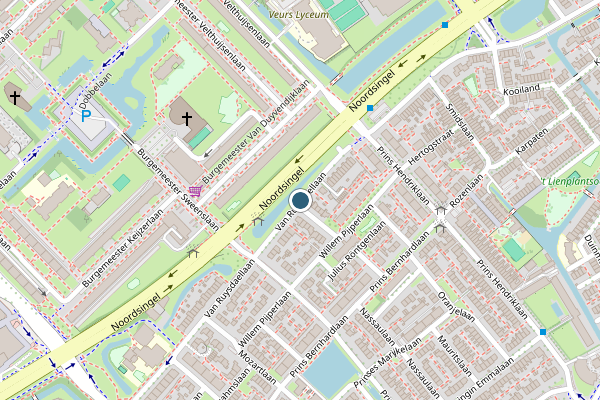 Politie-melding op van Ruysdaellaan, Leidschendam op 20 juni, kaart-overzicht