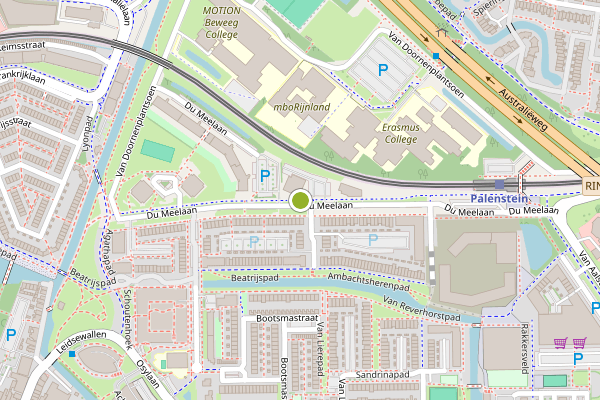 Ambulance-melding op Du Meelaan, Zoetermeer op 19 juni, kaart-overzicht