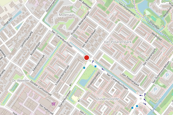 Brandweer-melding op Van Cranenburchlaan, Wassenaar op 20 juni, kaart-overzicht
