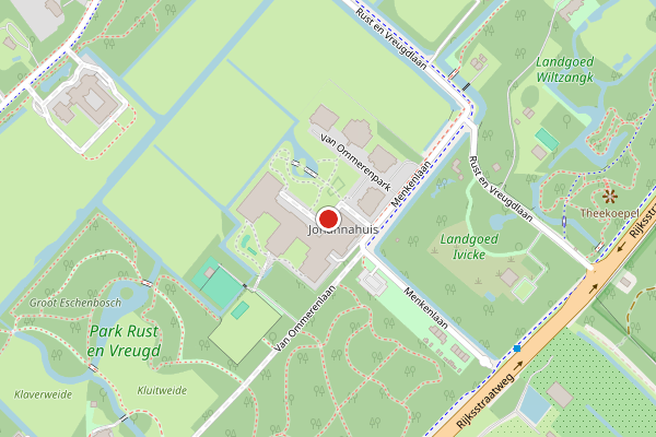 Brandweer-melding op Van Ommerenpark, Wassenaar op 19 juni, kaart-overzicht