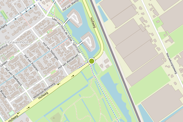 Ambulance-melding op HofWeg, Nootdorp op 19 juni, kaart-overzicht