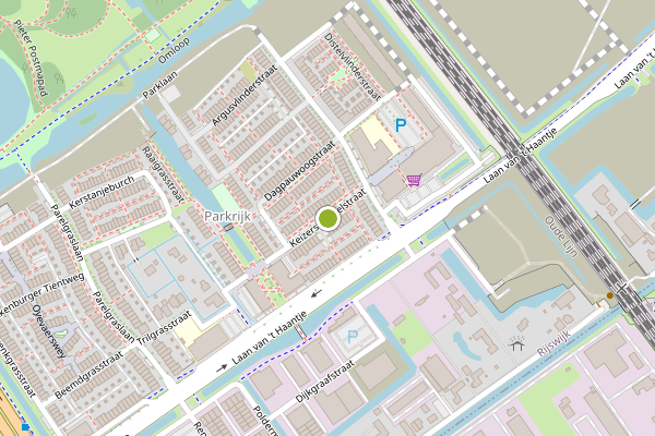 Ambulance-melding op Keizersmantelstraat, Rijswijk op 5 mei, kaart-overzicht