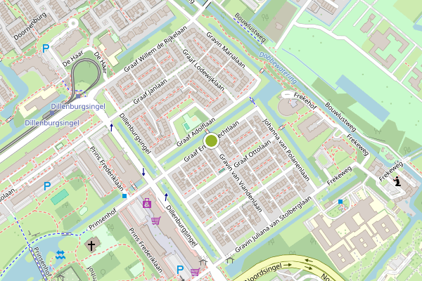 Ambulance-melding op Graaf Engelbrechtlaan, Leidschendam op 5 mei, kaart-overzicht