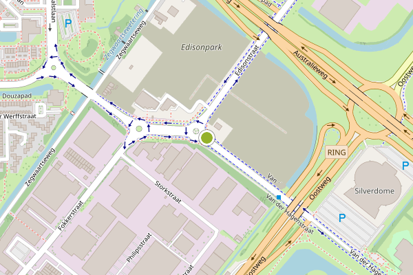 Ambulance-melding op Van der Hagenstraat, Zoetermeer op 5 mei, kaart-overzicht
