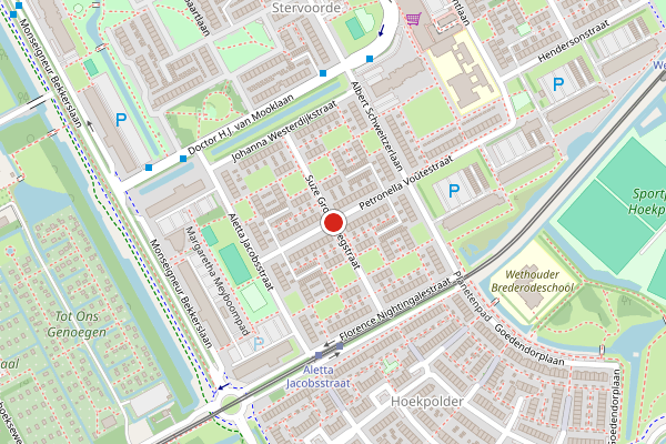 Brandweer-melding op Suze Groenewegstraat, Rijswijk op 20 juni, kaart-overzicht