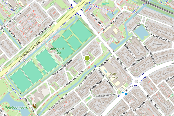 Ambulance-melding op Professor Casimirstraat, Voorburg op 20 juni, kaart-overzicht