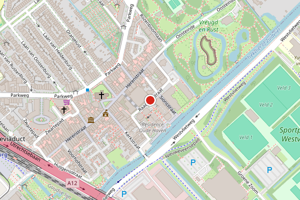 Brandweer-melding op Raadhuisstraat, Voorburg op 20 juni, kaart-overzicht