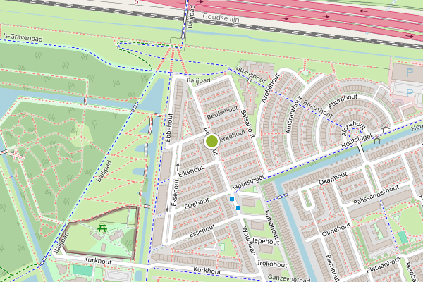 Ambulance-melding op Bodohout, Zoetermeer op 20 juni, kaart-overzicht