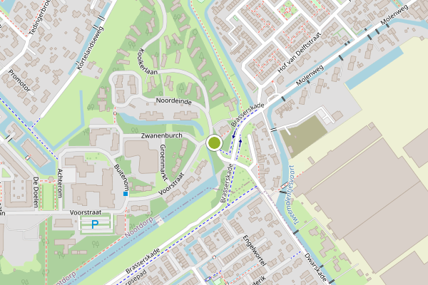 Ambulance-melding op Noordeinde, Nootdorp op 21 juni, kaart-overzicht