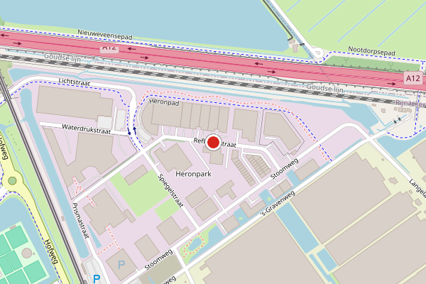 Brandweer-melding op Reflectiestraat, Nootdorp op 20 juni, kaart-overzicht