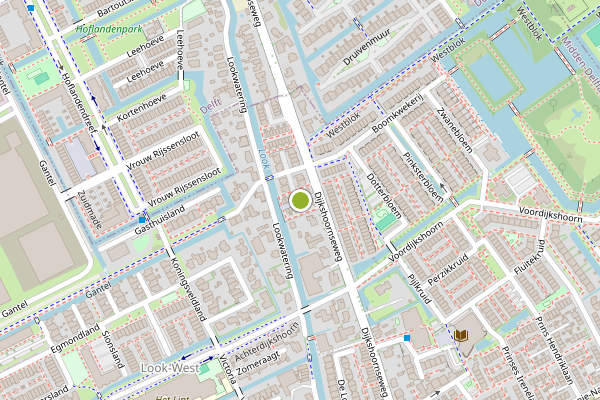Ambulance-melding op Willibrordusstraat, Den Hoorn ZH op 21 juni, kaart-overzicht