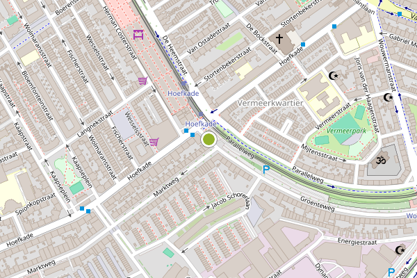 Ambulance-melding op Groenteweg, Den Haag op 21 juni, kaart-overzicht
