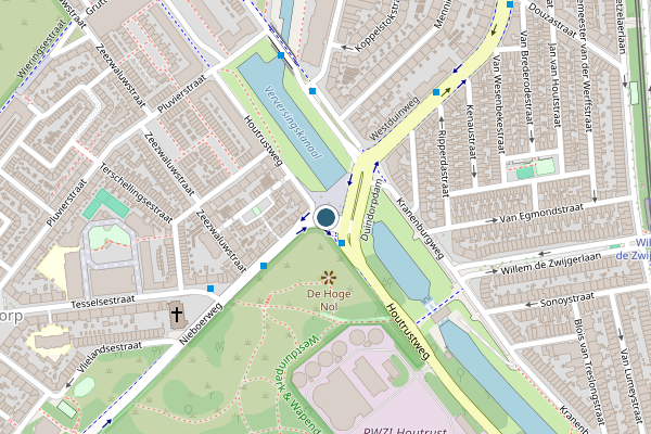 Politie-melding op Nieboerweg, Den Haag op 21 juni, kaart-overzicht