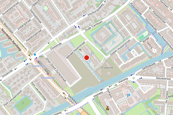 Brandweer-melding op Dokter Van Ledestraat, Leidschendam op 21 juni, kaart-overzicht