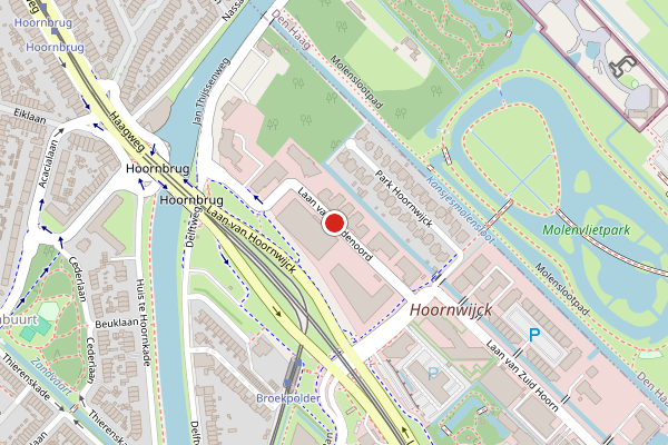 Brandweer-melding op Laan van Vredenoord, Rijswijk op 21 juni, kaart-overzicht