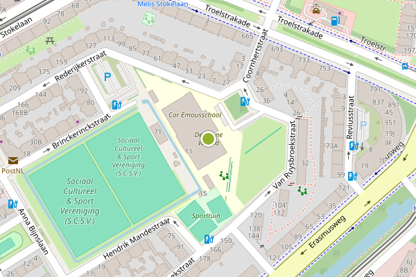 Ambulance-melding op Van Ruysbroekstraat, Den Haag op 21 juni, kaart-overzicht