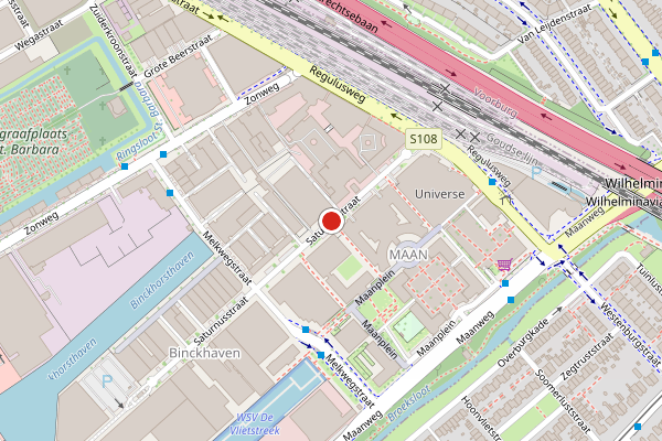 Brandweer-melding op Saturnusstraat, Den Haag op 21 juni, kaart-overzicht