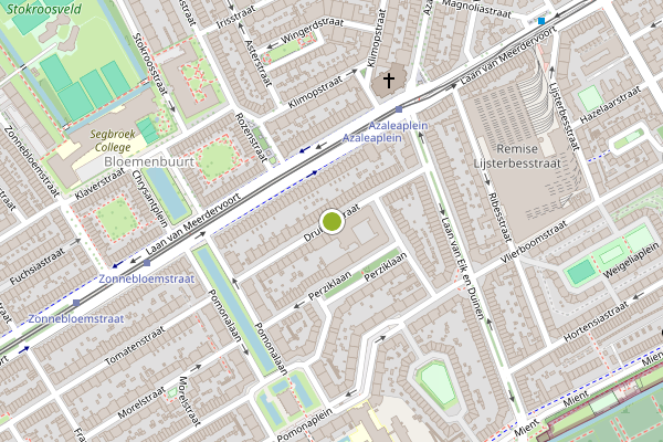 Ambulance-melding op Druivenstraat, Den Haag op 21 juni, kaart-overzicht