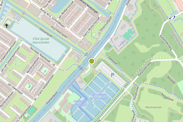 Ambulance-melding op Spekpolderweg, Leidschendam op 21 juni, kaart-overzicht