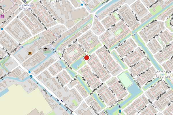 Brandweer-melding op Zegge, Nootdorp op 22 juni, kaart-overzicht