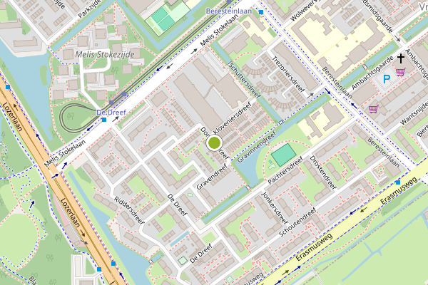 Ambulance-melding op Dorpersdreef, Den Haag op 22 juni, kaart-overzicht