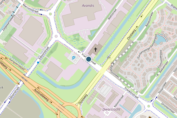 Politie-melding op Franklinstraat, Zoetermeer op 22 juni, kaart-overzicht