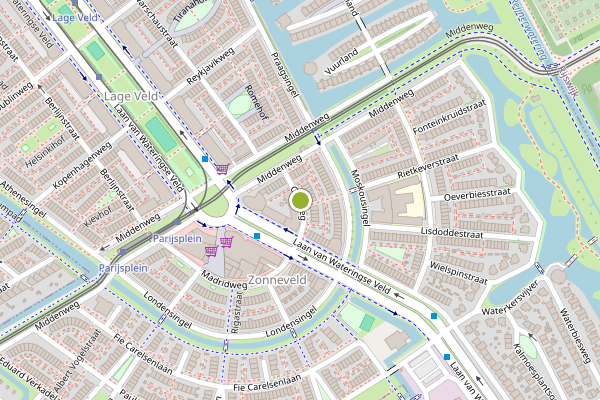 Ambulance-melding op Osloweg, Den Haag op 22 juni, kaart-overzicht