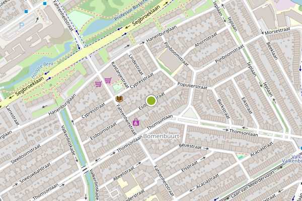 Ambulance-melding op Esdoornstraat, Den Haag op 22 juni, kaart-overzicht