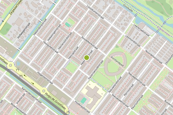 Ambulance-melding op Heenvlietstraat, Zoetermeer op 22 juni, kaart-overzicht