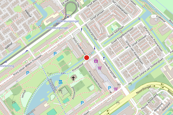 Brandweer-melding op Prins Frederiklaan, Leidschendam op 23 juni, kaart-overzicht