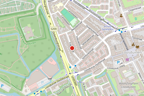 Brandweer-melding op Fugastraat, Den Haag op 23 juni, kaart-overzicht