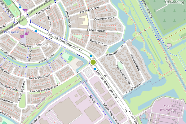 Ambulance-melding op Paul Steenbergenlaan, Den Haag op 23 juni, kaart-overzicht