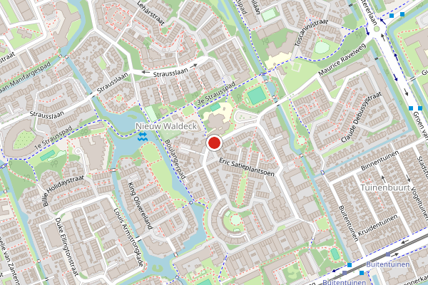 Brandweer-melding op Georges Bizetstraat, Den Haag op 23 juni, kaart-overzicht
