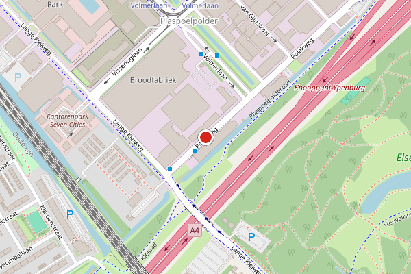 Brandweer-melding op Polakweg, Rijswijk op 24 juni, kaart-overzicht