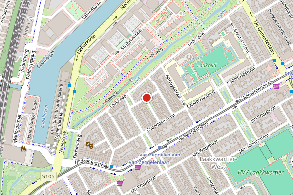 Brandweer-melding op Pieter Spastraat, Den Haag op 24 juni, kaart-overzicht