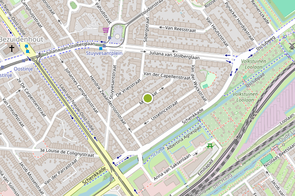 Ambulance-melding op Maystraat, Den Haag op 24 juni, kaart-overzicht
