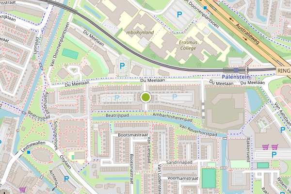Ambulance-melding op Florens van Brederodestraat, Zoetermeer op 24 juni, kaart-overzicht