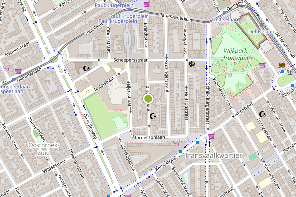 Ambulance-melding op Brandtstraat, Den Haag op 24 juni, kaart-overzicht