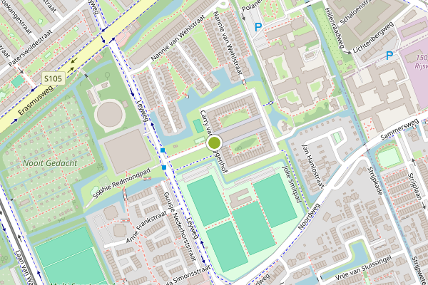 Ambulance-melding op Carry van Bruggenhof, Den Haag op 24 juni, kaart-overzicht