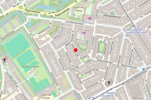 Brandweer-melding op Anjelierstraat, Den Haag op 24 juni, kaart-overzicht