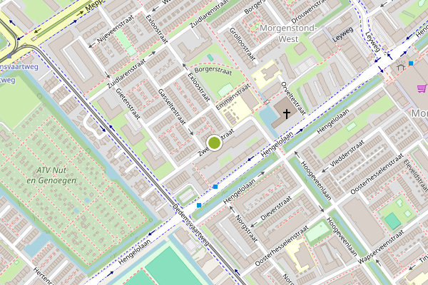 Ambulance-melding op Zweeloostraat, Den Haag op 24 juni, kaart-overzicht