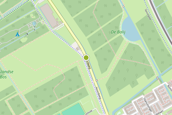 Ambulance-melding op Noordweg, Pijnacker op 25 juni, kaart-overzicht