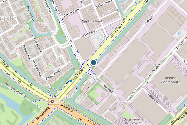 Politie-melding op Escamplaan, Den Haag op 25 juni, kaart-overzicht