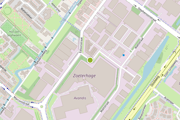 Ambulance-melding op Newtonstraat, Zoetermeer op 25 juni, kaart-overzicht