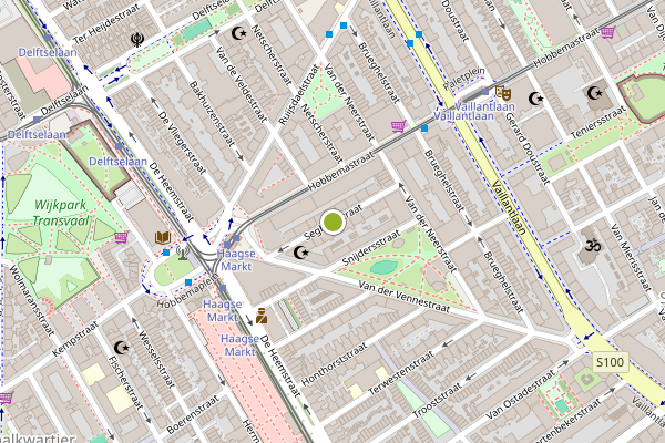 Ambulance-melding op Seghersstraat, Den Haag op 25 juni, kaart-overzicht