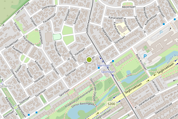 Ambulance-melding op Sijzenlaan, Den Haag op 25 juni, kaart-overzicht