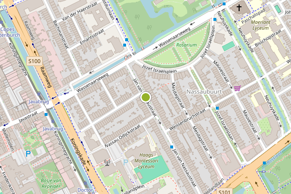 Ambulance-melding op Jan van Nassaustraat, Den Haag op 28 april, kaart-overzicht
