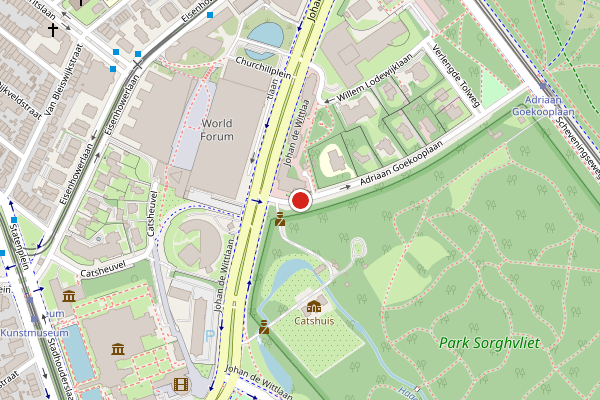 Brandweer-melding op Adriaan Goekooplaan, Den Haag op 25 juni, kaart-overzicht